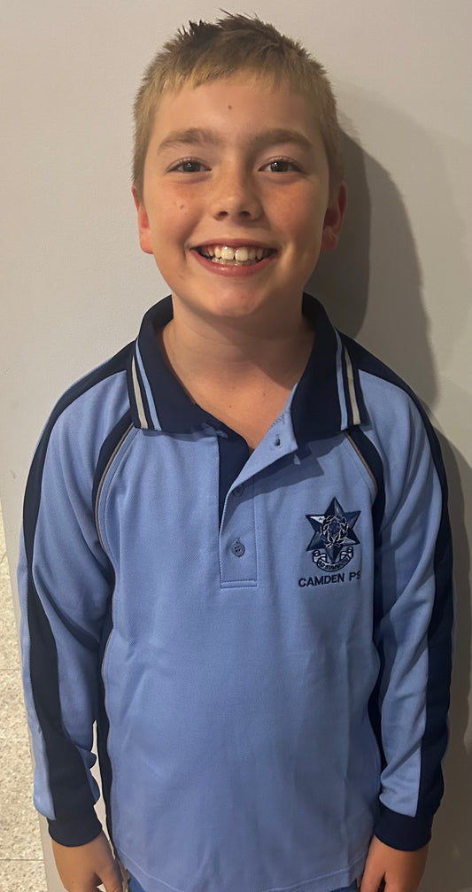 Long Sleeve Polos (Kids Sizes)